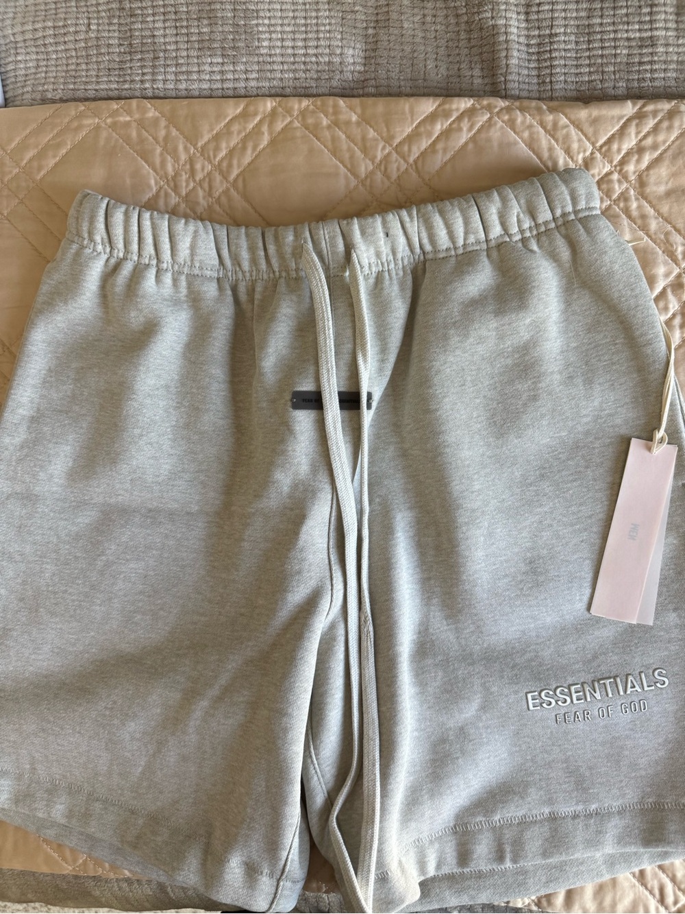 Essentials Fear of God Men’s Athletic Shorts in Light Gray